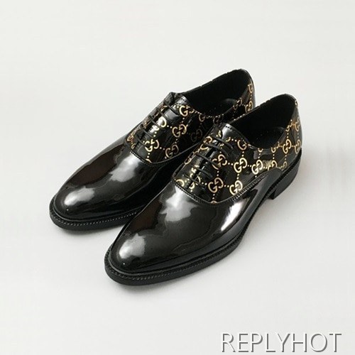 [업 신상]Gucci 2020 Mens Leather Oxford Shoes