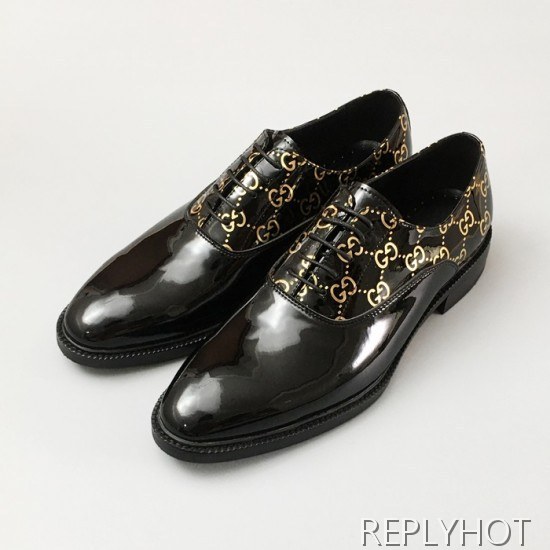 [업 신상]Gucci 2020 Mens Leather Oxford Shoes