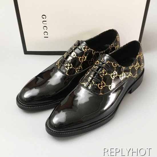 [업 신상]Gucci 2020 Mens Leather Oxford Shoes