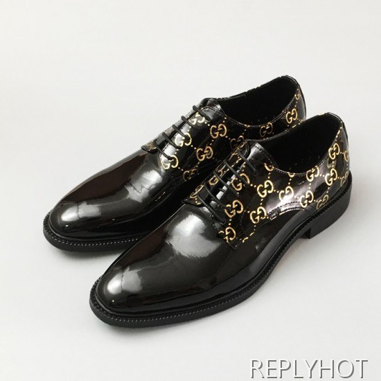 [업 신상]Gucci 2020 Mens Leather Oxford Shoes