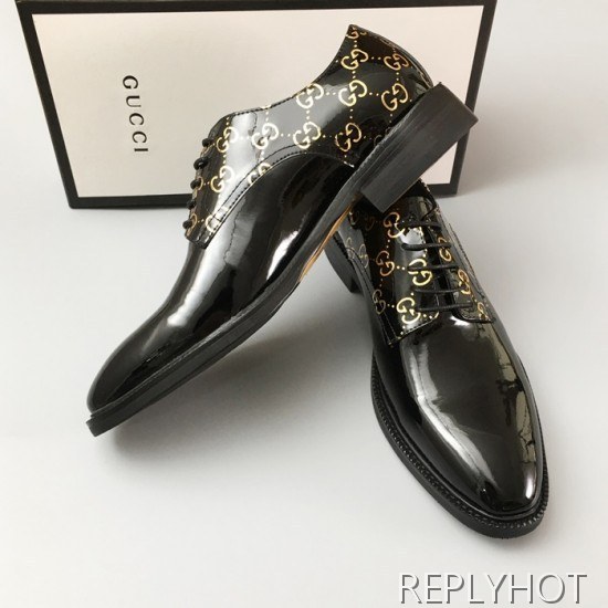 [업 신상]Gucci 2020 Mens Leather Oxford Shoes