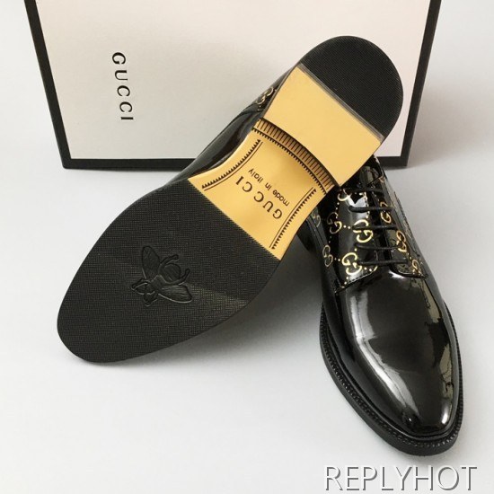 [업 신상]Gucci 2020 Mens Leather Oxford Shoes