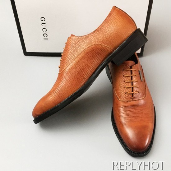 [업 신상]Gucci 2020 Mens Leather Oxford Shoes