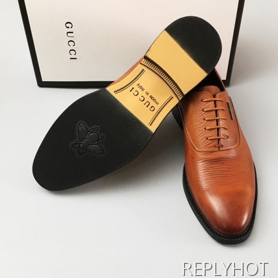 [업 신상]Gucci 2020 Mens Leather Oxford Shoes