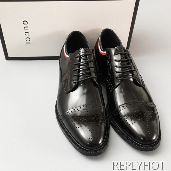 [업 신상]Gucci 2020 Mens Leather Oxford Shoes