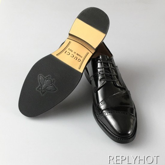 [업 신상]Gucci 2020 Mens Leather Oxford Shoes