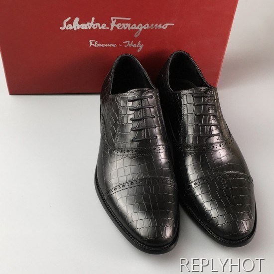 [업 신상]Ferragamo 2020 Mens Leather Oxford Shoes