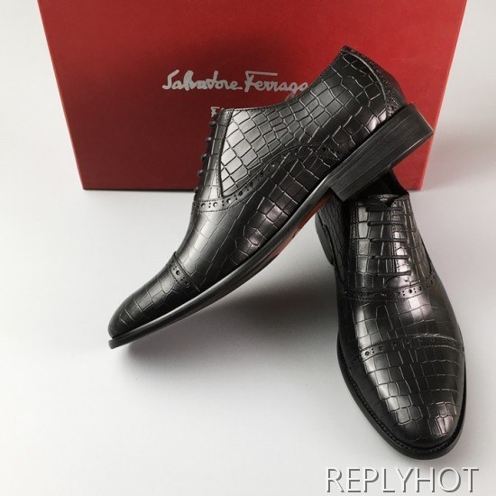 [업 신상]Ferragamo 2020 Mens Leather Oxford Shoes