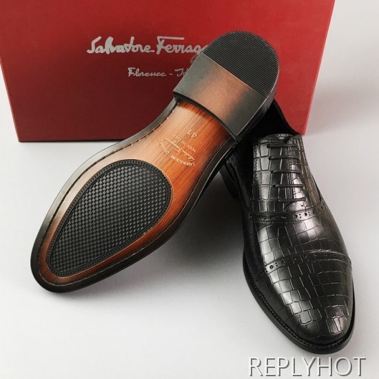 [업 신상]Ferragamo 2020 Mens Leather Oxford Shoes