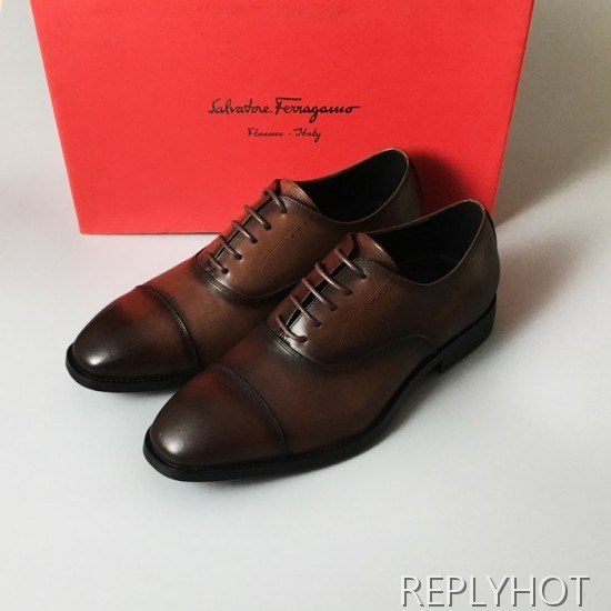 [업 신상]Ferragamo 2020 Mens Leather Shoes