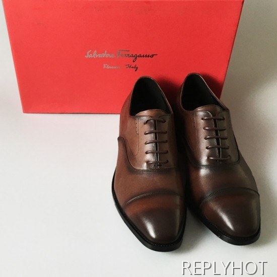 [업 신상]Ferragamo 2020 Mens Leather Shoes