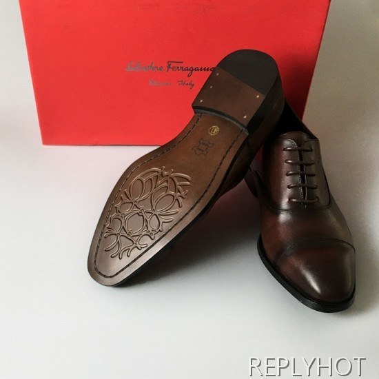[업 신상]Ferragamo 2020 Mens Leather Shoes