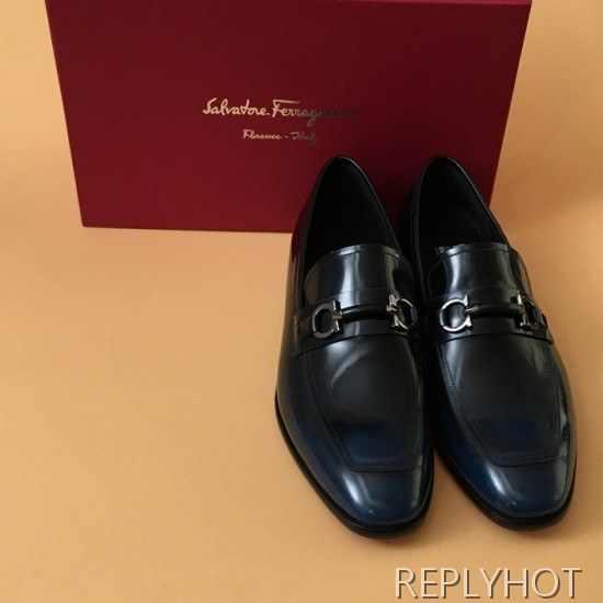 [업 신상]Ferragamo 2020 Mens Leather Shoes