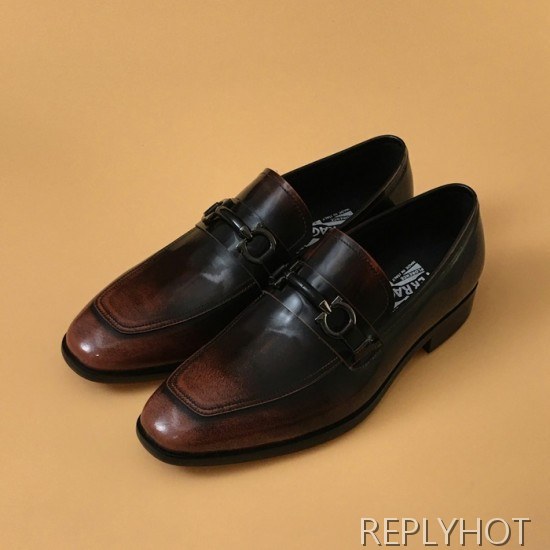 [업 신상]Ferragamo 2020 Mens Leather Shoes