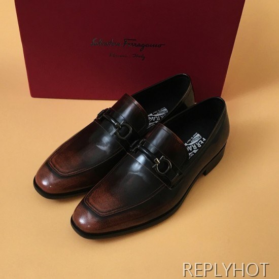 [업 신상]Ferragamo 2020 Mens Leather Shoes