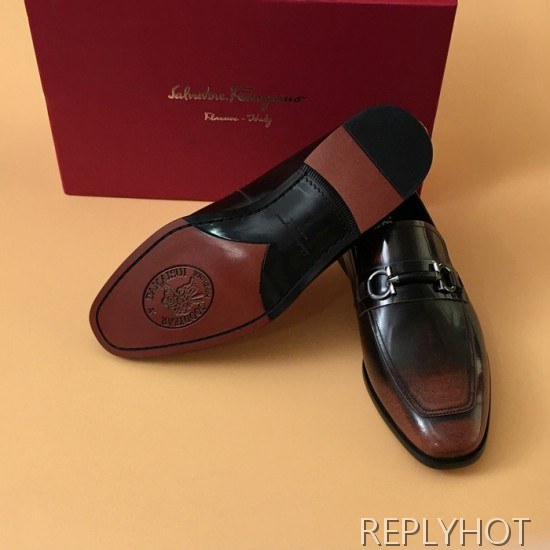 [업 신상]Ferragamo 2020 Mens Leather Shoes