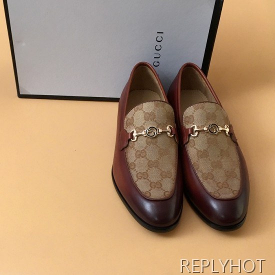 [업 신상]Gucci 2020 Mens Leather & Canvas Shoes