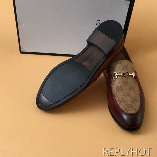 [업 신상]Gucci 2020 Mens Leather & Canvas Shoes