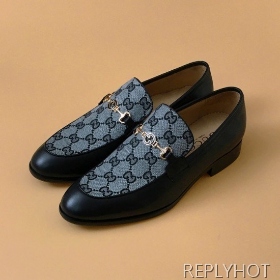 [업 신상]Gucci 2020 Mens Leather & Canvas Shoes