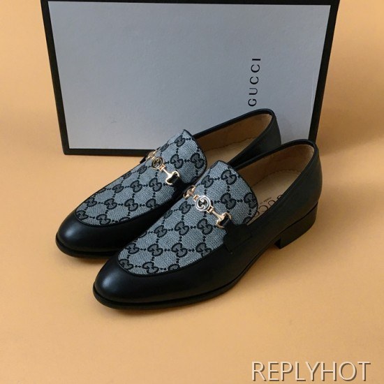 [업 신상]Gucci 2020 Mens Leather & Canvas Shoes