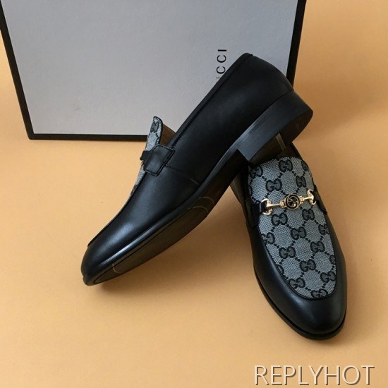 [업 신상]Gucci 2020 Mens Leather & Canvas Shoes