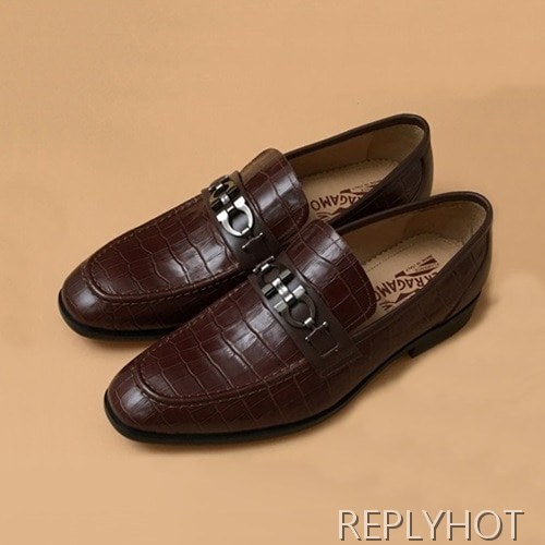 [업 신상]Ferragamo 2020 Mens Leather Shoes