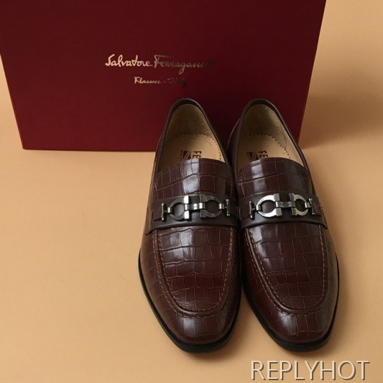 [업 신상]Ferragamo 2020 Mens Leather Shoes