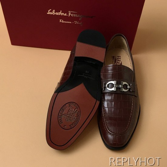 [업 신상]Ferragamo 2020 Mens Leather Shoes