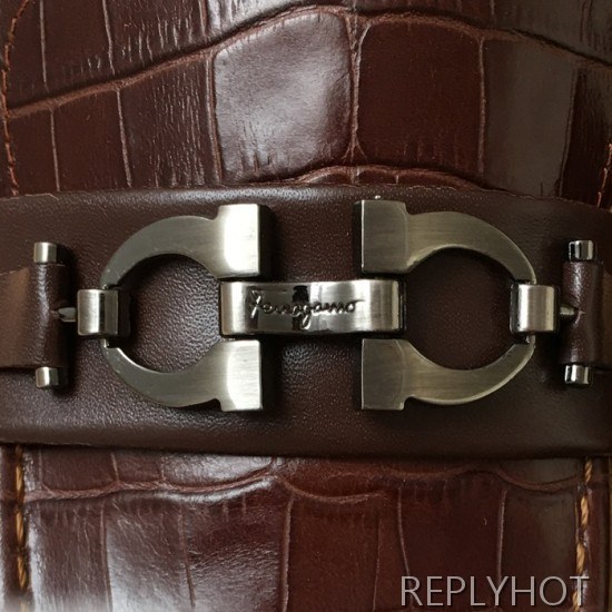 [업 신상]Ferragamo 2020 Mens Leather Shoes