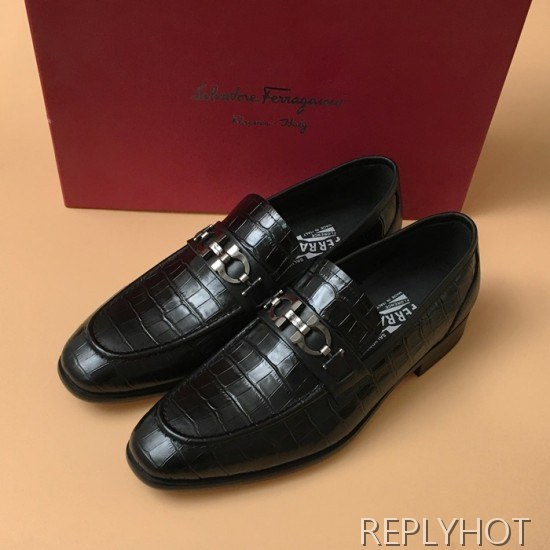 [업 신상]Ferragamo 2020 Mens Leather Shoes