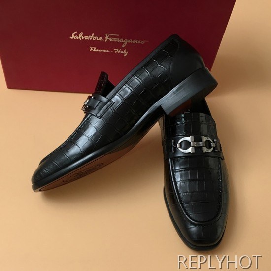 [업 신상]Ferragamo 2020 Mens Leather Shoes