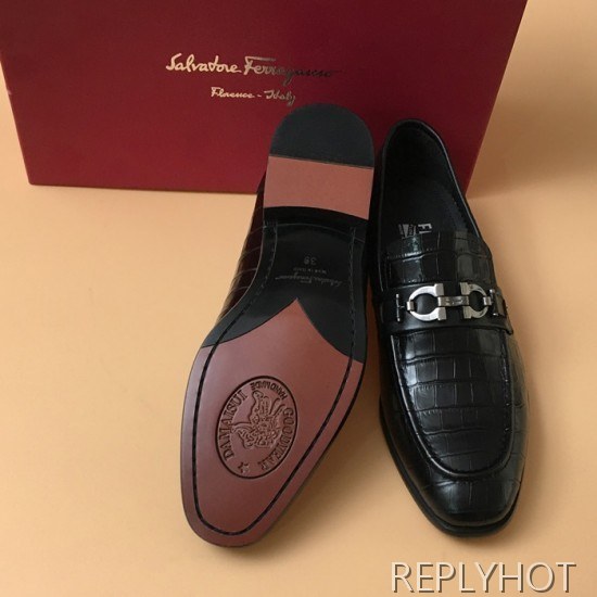 [업 신상]Ferragamo 2020 Mens Leather Shoes
