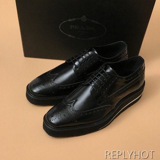 [업 신상]Prada 2020 Mens Leather Oxford Shoes