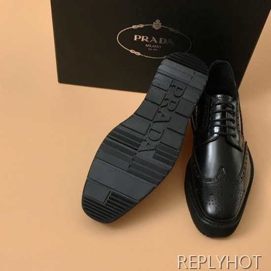 [업 신상]Prada 2020 Mens Leather Oxford Shoes