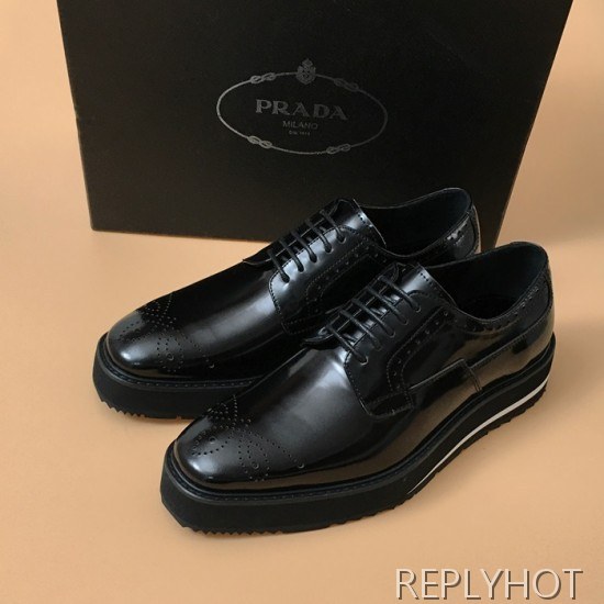 [업 신상]Prada 2020 Mens Leather Oxford Shoes