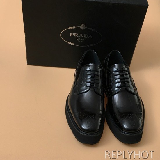 [업 신상]Prada 2020 Mens Leather Oxford Shoes