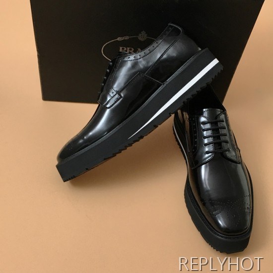 [업 신상]Prada 2020 Mens Leather Oxford Shoes