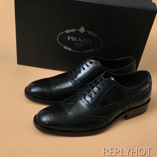 [업 신상]Prada 2020 Mens Leather Oxford Shoes