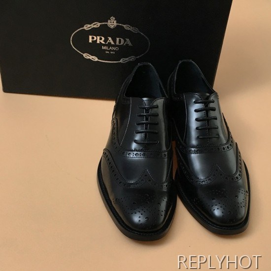 [업 신상]Prada 2020 Mens Leather Oxford Shoes