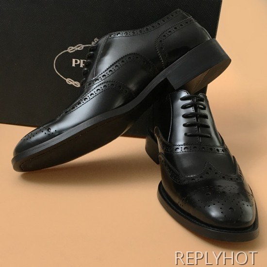 [업 신상]Prada 2020 Mens Leather Oxford Shoes
