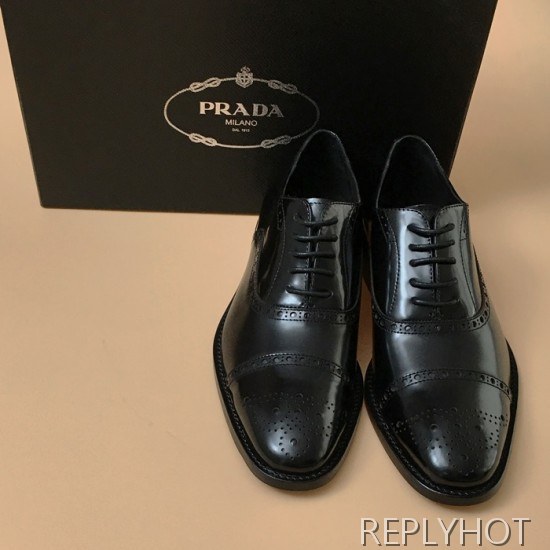 [업 신상]Prada 2020 Mens Leather Oxford Shoes