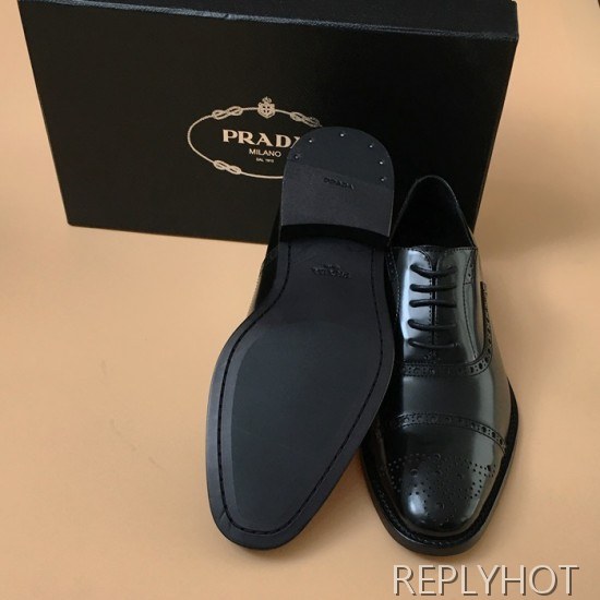 [업 신상]Prada 2020 Mens Leather Oxford Shoes
