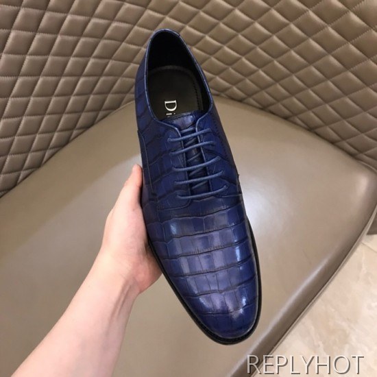 Dior 2020 Mens Leather Oxford Shoes