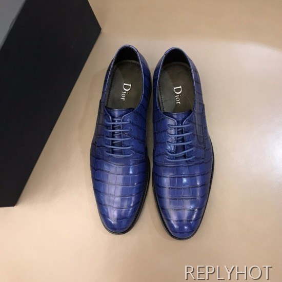 Dior 2020 Mens Leather Oxford Shoes