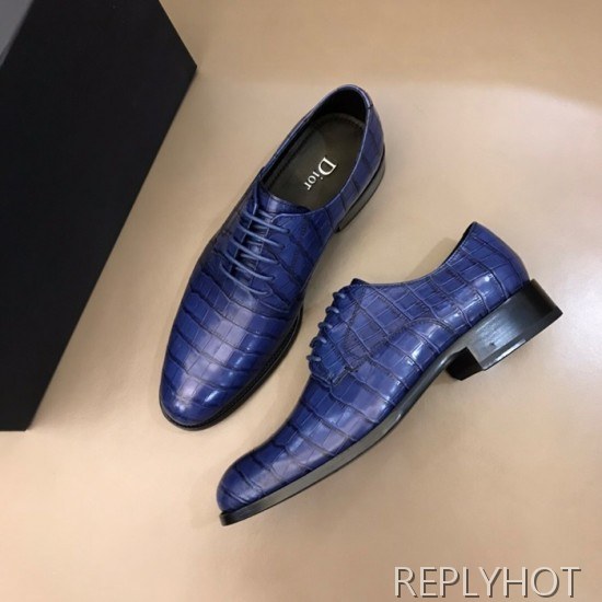 Dior 2020 Mens Leather Oxford Shoes