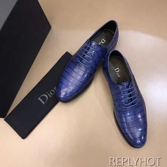 Dior 2020 Mens Leather Oxford Shoes