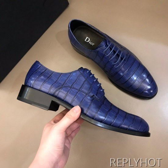 Dior 2020 Mens Leather Oxford Shoes