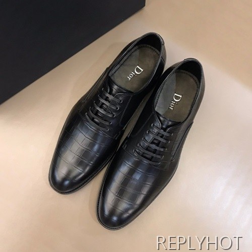 Dior 2020 Mens Leather Oxford Shoes