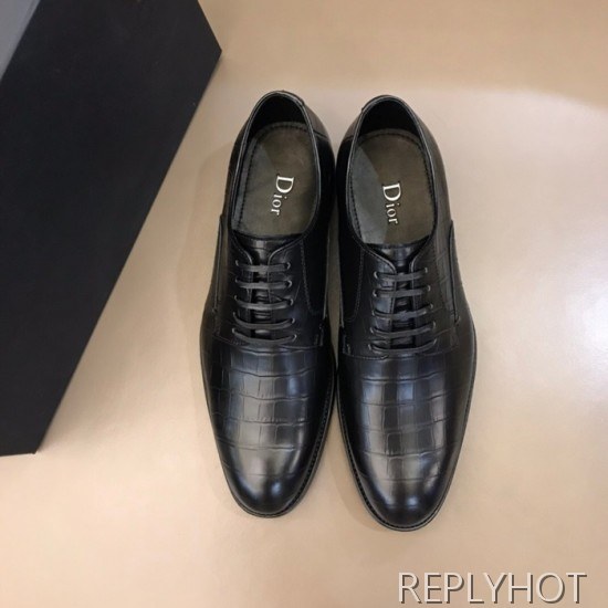 Dior 2020 Mens Leather Oxford Shoes