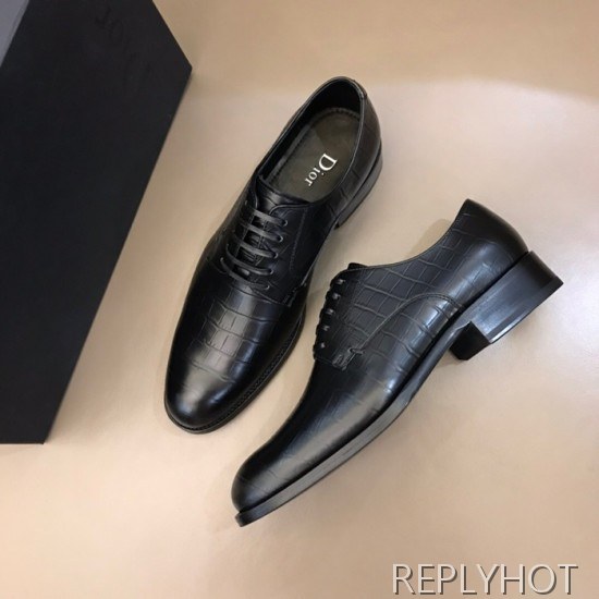 Dior 2020 Mens Leather Oxford Shoes